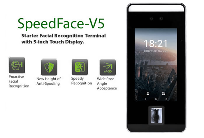 SpeedFace -V5 facial recognition